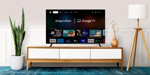 Telewizor Kruger&Matz 50" UHD Google TV 5.0 DVB-T2/T/C H.265 HEVC