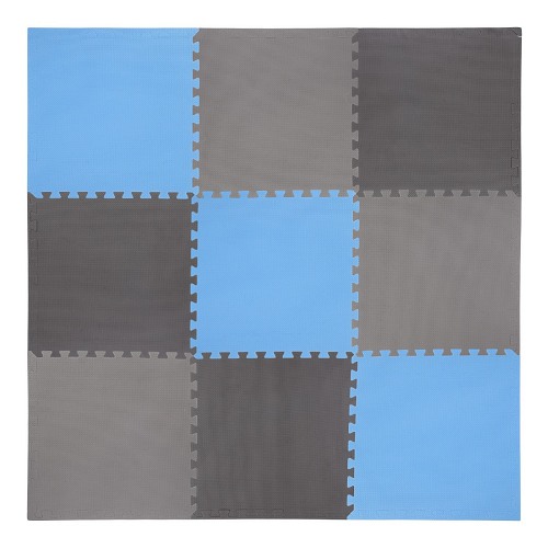 Mata puzzle One Fitness MP10 BLUE-GREY (9 elementów)