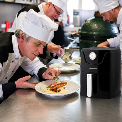 Frytkownica beztłuszczowa Air fryer Berdsen BD-654 czarna