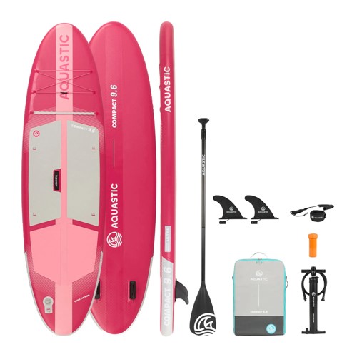 Deska SUP Aquastic Compact 9'6" różowa