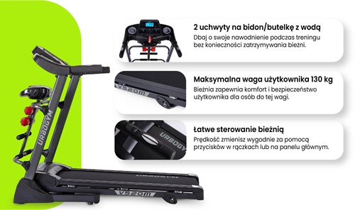 Bieżnia UrboGym V520M