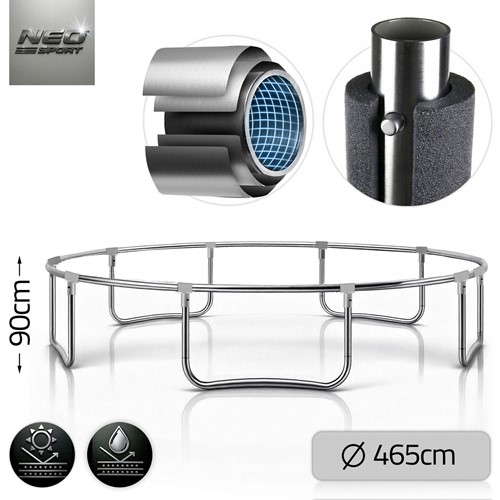 Trampolina ogrodowa NEO SPORT 15FT 465 cm
