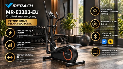 Orbitrek MERACH MR-E33B3-EU (czarny)