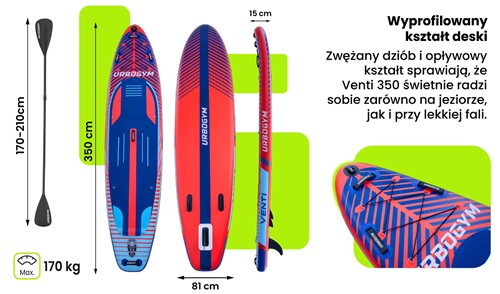 Urbogym SUP VENTI 350