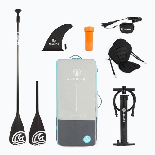 Deska SUP Aquastic Touring 11'6" fioletowa