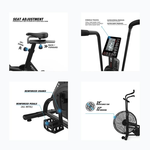 Xebex Fitness Air Bike 1000