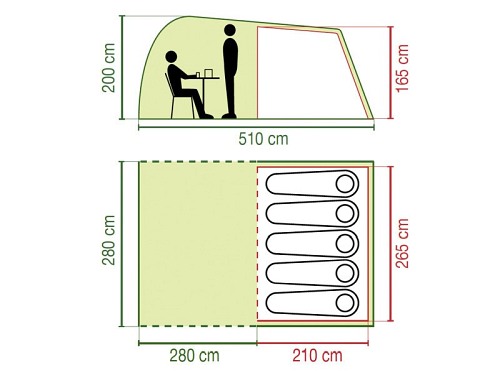 Coleman  Waterfall 5 Deluxe