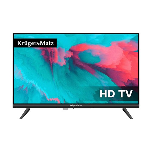 Telewizor Kruger&Matz 24" HD DVB-T2 H.265 HEVC 230/12V