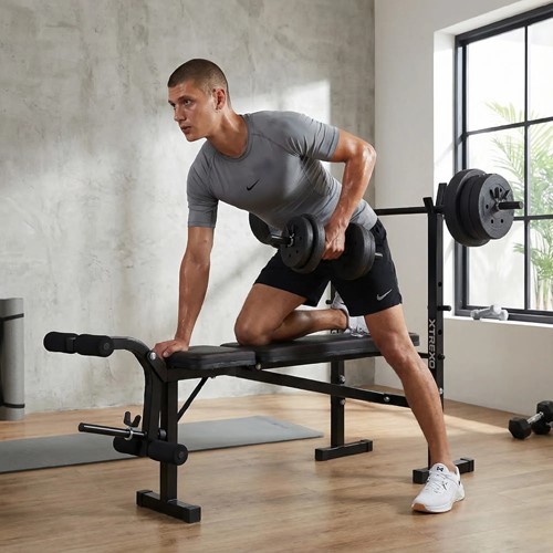 Trexo BenchFit Lite stojak + sztanga