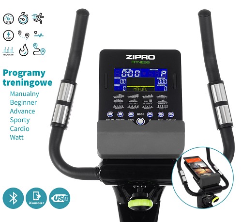 Rower elektromagnetyczny Zipro Rook iConsole+