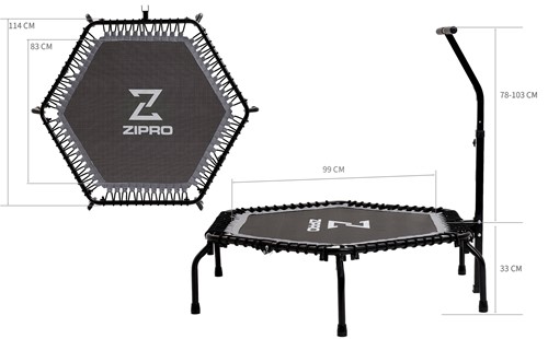 Trampolina Zipro Fitness 4.5 FT 130 cm