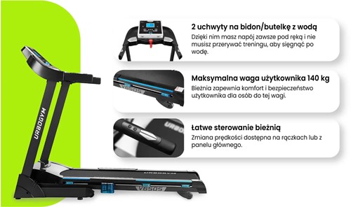 Bieżnia UrboGym V650S