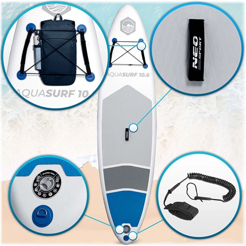Neo-Sport Aquasurf 320 x 84 x 15 cm 170200