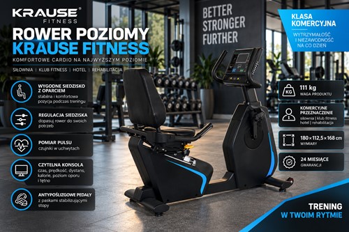 Rower Poziomy Krause Fitness