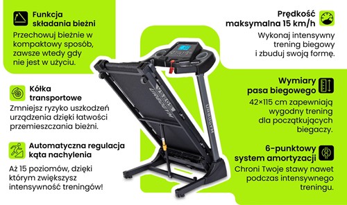 Bieżnia UrboGym V520S
