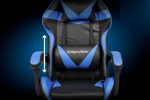 Fotel gamingowy Kruger&Matz GX-150 czarno-niebieski