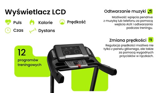Bieżnia UrboGym V850S