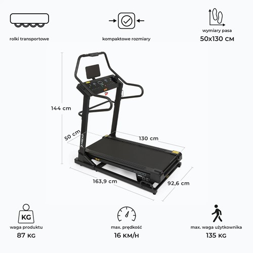 Trexo HI300 High Incline Black