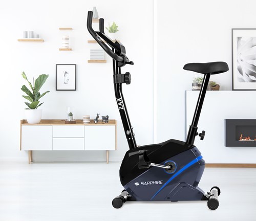 Rower magnetyczny Sapphire SG-410B Zax czarno-niebieski