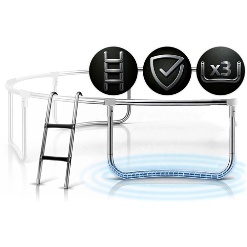 Trampolina ogrodowa NEO SPORT 8FT 252 cm