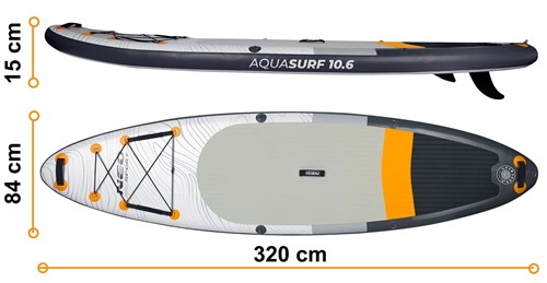 Neo-Sport Aquasurf 320 x 84 x 15 cm 170201
