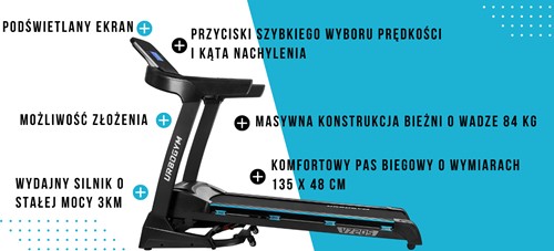 Bieżnia UrboGym V720S