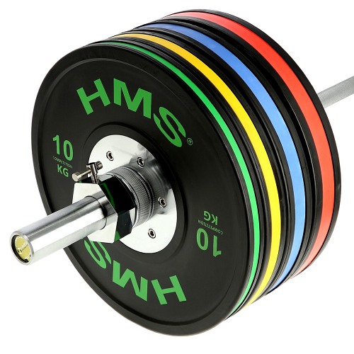 Zestaw talerzy olimpijskich HMS Bumper BTBR SET 140 kg