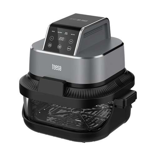 Frytkownica beztłuszczowa TEESA GLASS AIR FRYER 4L, 1,5 L, 1500W