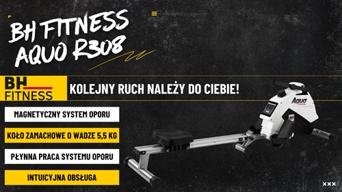 Wioślarz BH Fitness Aquo R308