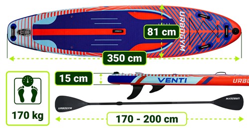 Urbogym SUP VENTI 350