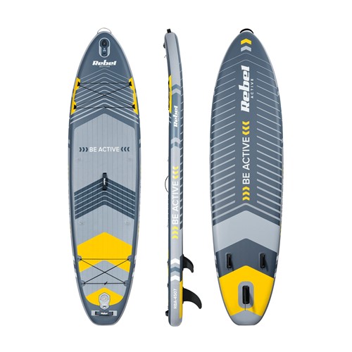 Deska SUP Rebel Active RBA4507 szara