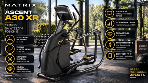 Trenażer eliptyczny Matrix A30 Ascent Trainer XR