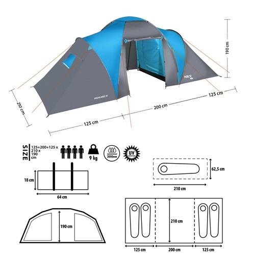 Nils Camp NC6431 Highland IV