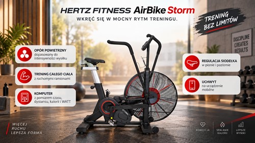 Hertz Fitness AirBike Storm