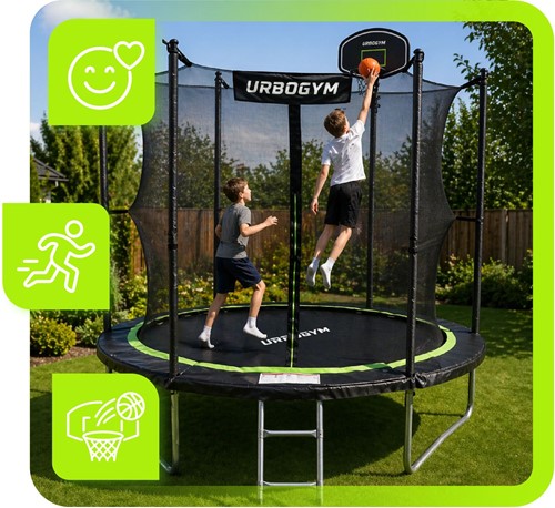 Zestaw do koszykówki na trampolinę UrboGym
