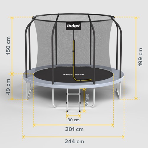 Rebel Active PRO 8ft/244 cm