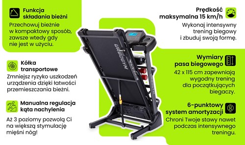Bieżnia UrboGym V520M