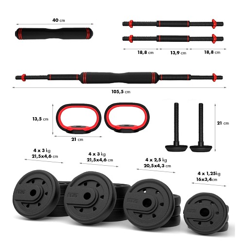 HMS Pro Set SGX140 6w1 40 kg