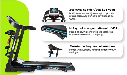Bieżnia UrboGym V650M