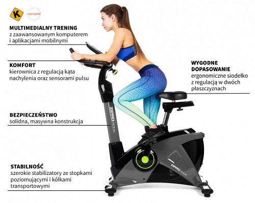 Rower elektromagnetyczny Zipro Rook iConsole+