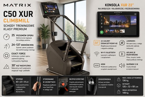 Schody treningowe Matrix C50 XUR