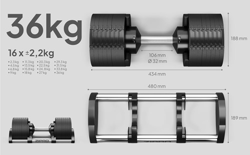 Zipro Round 36 kg