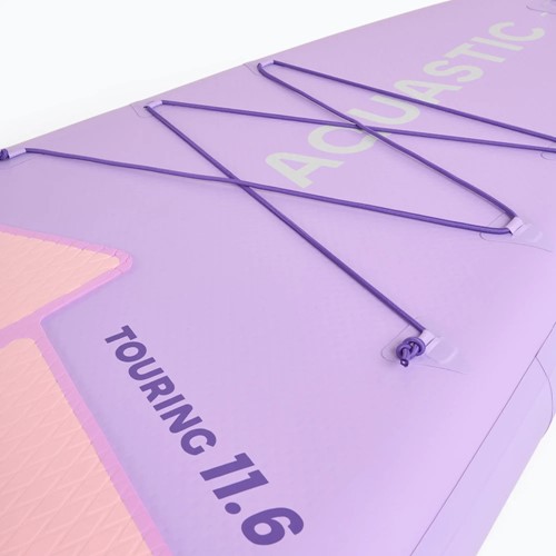 Deska SUP Aquastic Touring 11'6" fioletowa