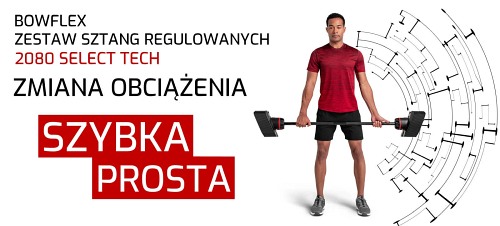 Dodatkowe obciążenie do sztang regulowanych Bowflex 18 kg