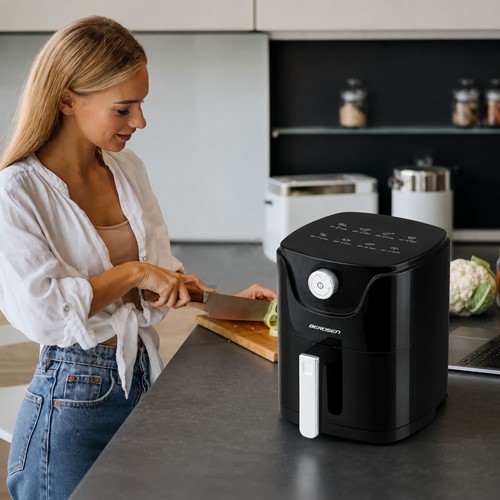 Frytkownica beztłuszczowa Air fryer Berdsen BD-654 czarna