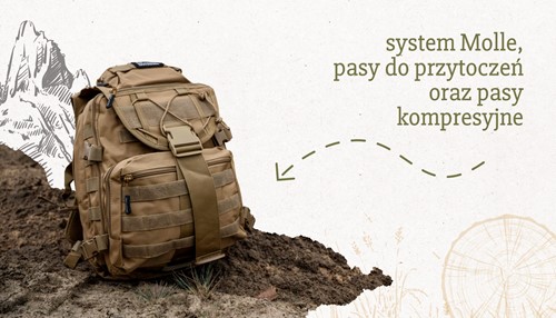 Plecak turystyczny Offlander Hiker 25l khaki