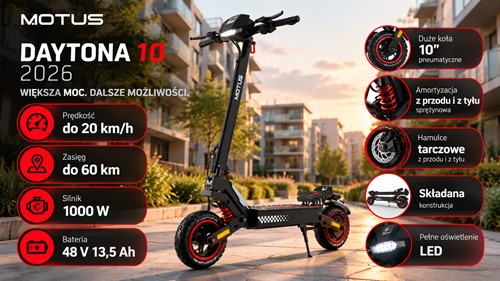 Hulajnoga elektryczna Motus Daytona 10 2026
