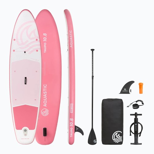 Deska SUP Aquastic Taupo 10'8" allround różowa