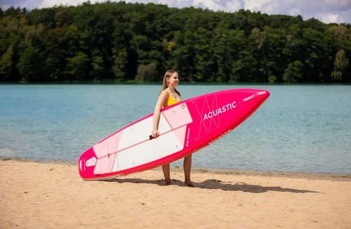 Deska SUP Aquastic Touring 11'6" różowa