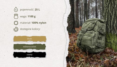 Plecak turystyczny Offlander Hiker 25l zielony